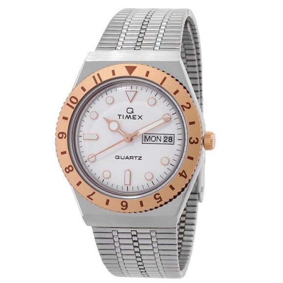 NWT Timex Fashion Ladies Quartz Steel Authentic Watch - Picture 1 of 3
